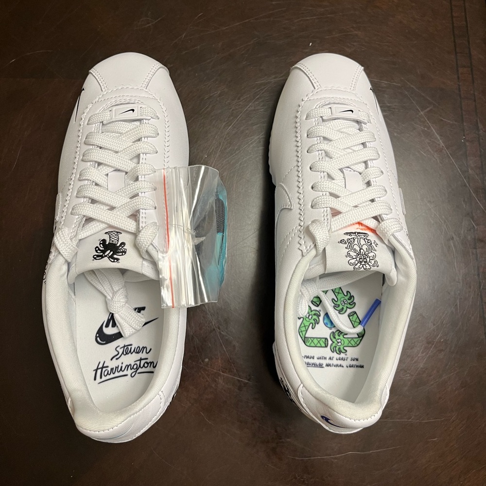 New Nike Cortez x Steve Harrington Earth Day Sneaker Shoes Size US 5 - Picture 11 of 12